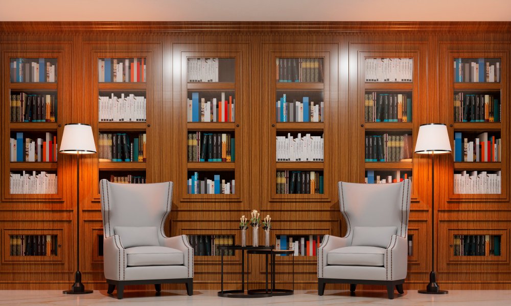 custom library & bookcases